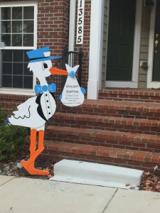 Walkersville MD Stork Sign Lawn Greeting