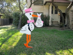 Germantown, MD Stork Lawn Greeting