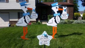 twin stork signs<br/>