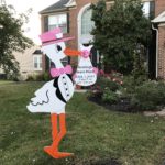 Stork Lawn Greeting<br/> Flying Storks<br/> 301-606-3091<br/> Ijamsville, Maryland